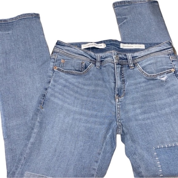 Pilcro and the Letterpress Anthropologie slim boyfriend jeans size 26 - Picture 1 of 12